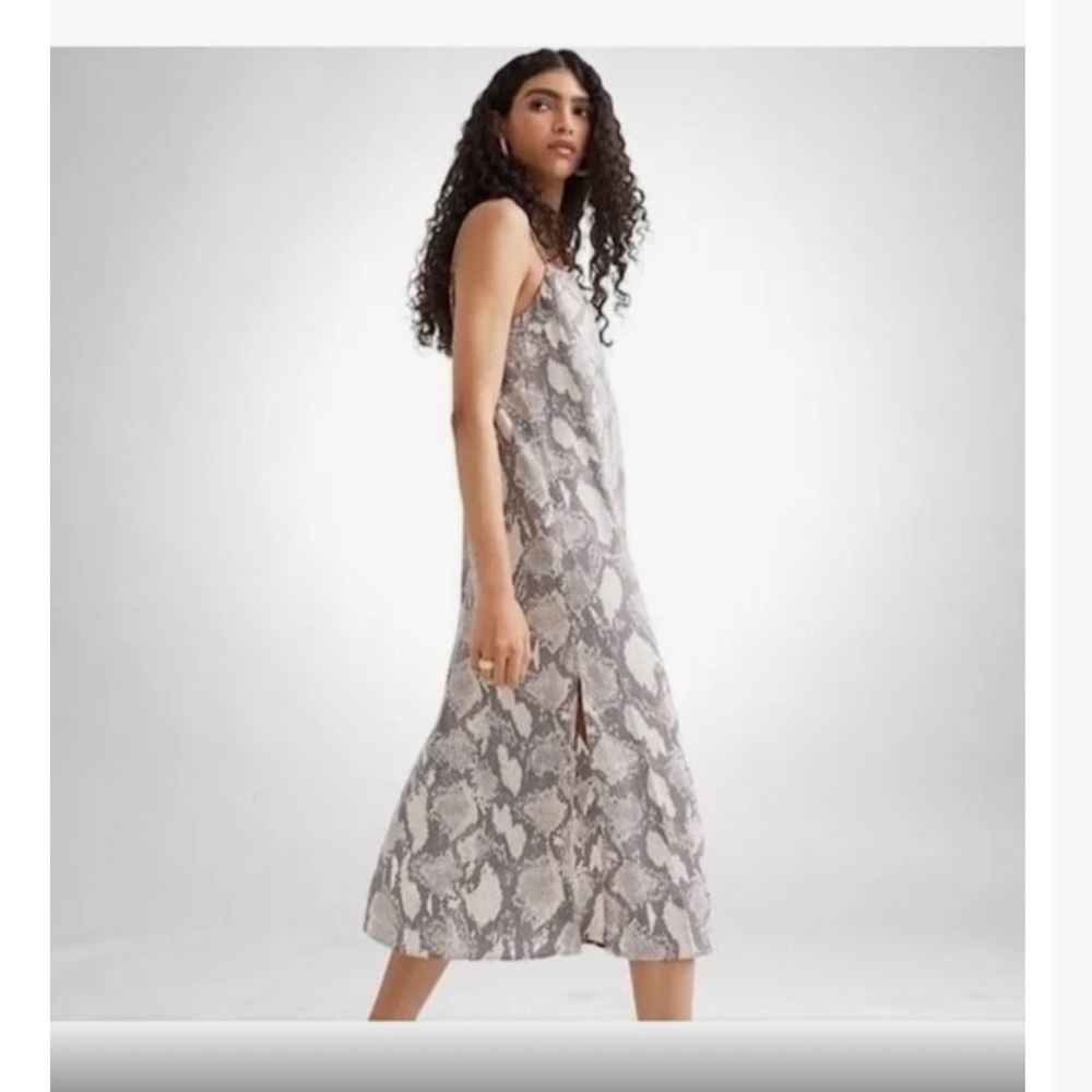 H&M snake print slip dress - Picture 2 of 8